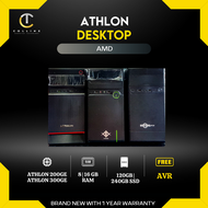 [ GAMING PC BUILD - WARRIOR ] AMD ATHLON 200GE 300GE PC Desktop | Radeon Graphics | Ready to Use | P