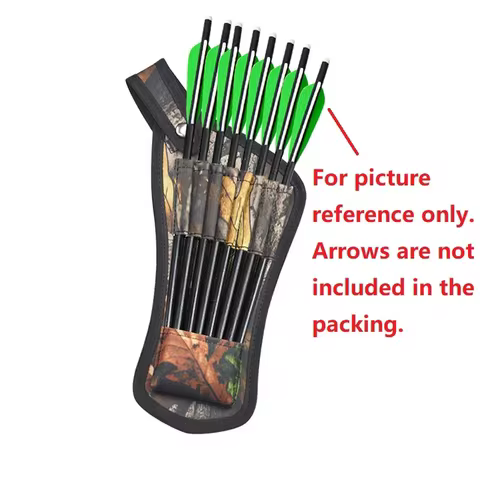 1pc Archery Crossbow Arrow Waisted Quiver Holder Bag Short arrow quiver Camo For Archery crossbow hu