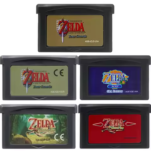 Hot Zelda GBA Game Card Cartridge 32 Bit Video Game Console Zelda Game Card Link To The Past Awakeni