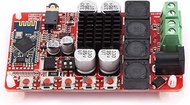 Boquite Romantic PresentPower Amplifier Board, DC 8-25V Amplifier Board, 50W+50W Audio Receiver Digi