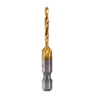 【Buy&ampNow】 M3x0.5mm Hex Shank Titanium Plated HSS Screw Thread Metric Tap Drill Bits Screw Machine
