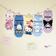 Cartoon Cartoon Socks Sanrio Girl Kuromi Cute Socks Cotton