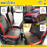 Superstar Cushion Perodua Bezza Semi Leather Seat Cover