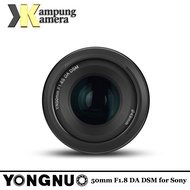 Lensa Yongnuo 50mm F1.8 DA DSM for Sony Original