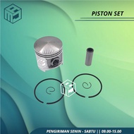 Piston Set Seher Lengkap Mesin Gergaji Potong Kayu Senso Besar Chainsaw 070