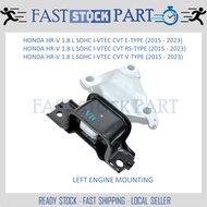 1PC LEFT ENGINE MOUNTING - 50850-T7J-003 HONDA HR-V  (T7A) 1.8 L SOHC I-VTEC CVT E/RS/V TYPE (2015 -