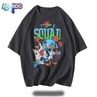 Tune SQUAD SPACE CLOCK VINTAGE CARTOON OVERSIZED TEE