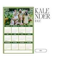 2026 CALENDAR IDLE KPOP UNOFFICIAL KOREA MYEON MINNIE SOYEON YUQI SHUHUA