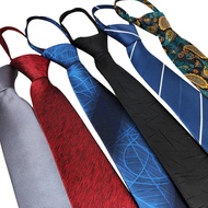 Tali Leher Zip Tanpa Ikatan Mewah untuk Lelaki, 78cm, Diikat Tangan, Pakaian Formal Perniagaan, Shao