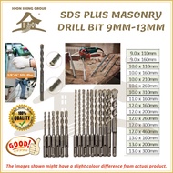 SDS PLUS MASONRY DRILL BIT 9MM-13MM