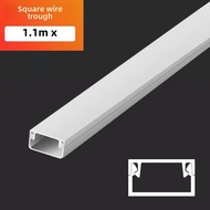 PVC Trunking Surface-Mounted For Home Square Plastic Wire Finishing through Trunking Self-Adhesive I