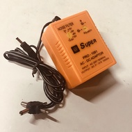 Adaptor Super 1000mA nhiều jack cắm - Từ AC Input 220V ra DC Output 3V - 135V