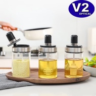 1 Pcs Condiment Bottle Spoon Condiment Tank Integrated Sealing Glass source jar