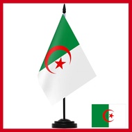 Algerian Deluxe desk flag desktop set Flag of Algeria