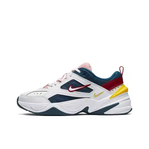Nike M2K Tekno Trendy Low top Chunky Sneakers Women's Pink White Blue AO3108-402