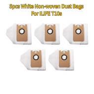 5pcs White Non-Woven Dust Bags For ILIFE T10s Vacuum Cleaner Replacement Parts High Capacity Filtrat