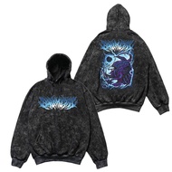Hoodie Premium Motif Thrasher Abu-abu dengan Resleting - Bahan Fleeced Tebal - Size L/XL/XXL