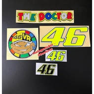 Sticker motor sticker pantul cahaya sticker 46 the doctor valentino rossi vr46