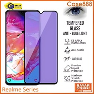 Tempered Glass 10D 9H Cover Anti Shock BLUELIGHT ANTI RADIATION For Realme XT 5 5i C3 6 7 Pro 9i 8 C