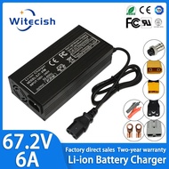 67.2V 2A/4A/6A Charger 16S Li-ion Battery 110V-240V 59.2V 60V Charger Output 6A for 60V Lithium GX16