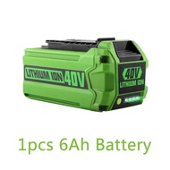 For Greenworks Battery 40V 6Ah Li-Ion Battery Greenworks G-Max Replacement Battery for Lawn Mowers a