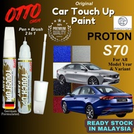 [PROTON S70] Original Touch Up Paint🌈OTTO Touch Up Paint Pen+Brush 2in1✏️~Scratch, calar