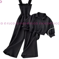 - Tiedyeo Women's Suits Korean Model Jumpsuit Suits.