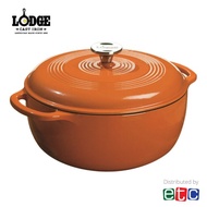 Lodge Enameled Cast Iron Dutch Oven - Pumpkin (6qt/5.58L)
