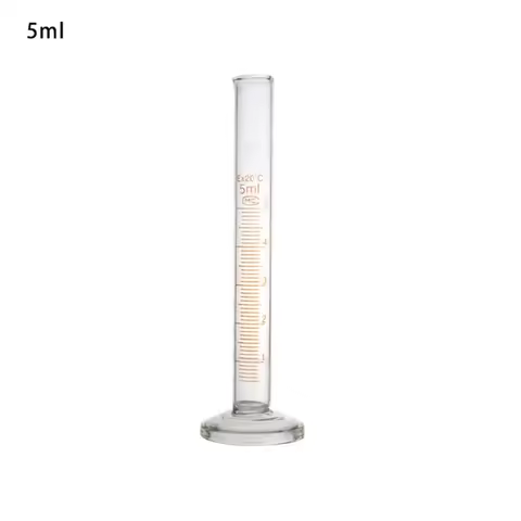K1KA Professional Graduated Glass Measuring Cylinder Chemistry Lab Spout Measure Class A Tolerance ±