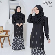 Habibi Boutique | Kurung Moden Sofea | Black
