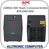 APC BVG1200I-MSX 1200VA 650W Back UP UPS  230V AVR Universal Sockets / BVG 1200 VA /2YRS WARRANY BVX
