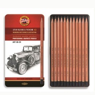 KOH-I-NOOR Log Sketch Pencil 2H-8B