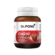 DR.PONG CoQ10 30mg Coenzyme Q10 Plus Vitamin E 30tablets