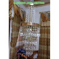 LAMPU KRISTAL MAHKOTA JUMBO/LAMPU HIAS/LAMPU GANTUNG/LAMPU DEKORASI/LAMPU KRISTALi