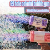 69 Holes Bazooka Bubble Gun Rechargeable Battery