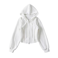124 Store Cute White Hoodie With A Mouse size s