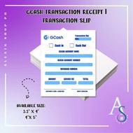 Gcash Transaction Receipt / Gcash Transaction Slip / Gcash Cashin Cashout