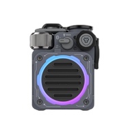 MUZEN CYBER CUBE STANDARD RGB Futuristic Bluetooth Speaker IPX5 Waterproof | Light & Music in the Da