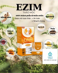 10 Hộp Ezim Thảo Mộc - Giảm cân hiệu quả - Hộp 15 gói - Hàng chính hãng có thẻ bảo hành