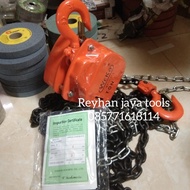 PROMO- CHAIN BLOCK TAKEL 1 TON X 3 METER.5 METER .10 MTR.12 METER WEKA GERMAN - MINAMIA SHOP