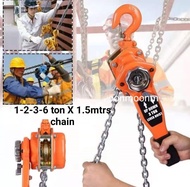3 ตัน Lever Block รอกโซ่แบบมือโยก รอกมือโยก รอกโซ่ รอกโซ่แบบโยก3ton รอกกำมะลอ3ตันโตโย รอกโยกโซ่ ขนาด