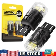AUXITO 2X 7443 7440 LED Strobe Flash Back Up Reverse Light,Brake Bulb Lamp,White