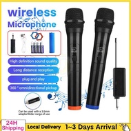 UHF Wireless Microphone Wireless Karaoke Microphone Dynamic Mikrofon Tanpa Wayar Wireless Mic Profes