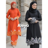 [Baju Kurung Aleya] > Baju Kurung Bersulam > IRONLESS > Muslimah Wear > Tak jarang Tak panas
