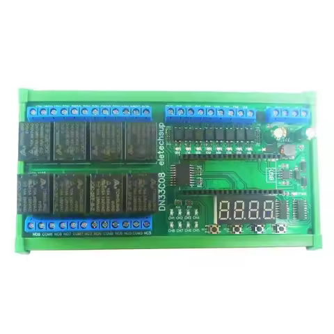 8ch RS485 Simple PLC IO Expanding Board Multifunction Delay Relay Module for RasPi RPI Raspberry Pi 