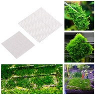 4pcs/set Stainless Steel Fish Tank Moss Mesh Pad Decoration Aquarium Water Plants Moss Mesh For Mini Lawn Decor