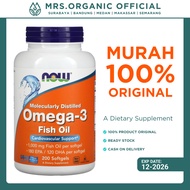 Vitamin Omega 3 1000 mg fish oil 180 EPA 120 DHA Now 200 Softgel
