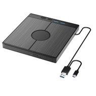 Yours MO- External Blue Ray Optical Drive Portable Bluray Player CD Burner Reader for PC Laptop