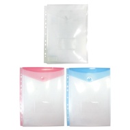 Dahao 11 Hole Velcro Loose-Leaf Information Bag A4 File Folder