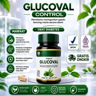 (1 BOTOL BPOM) 20 KAPSUL GLUCOVAL GOSUGAR LABU CINA OBAT DIABETES AMPUH PENURUN GULA DARAH LUKA BASA